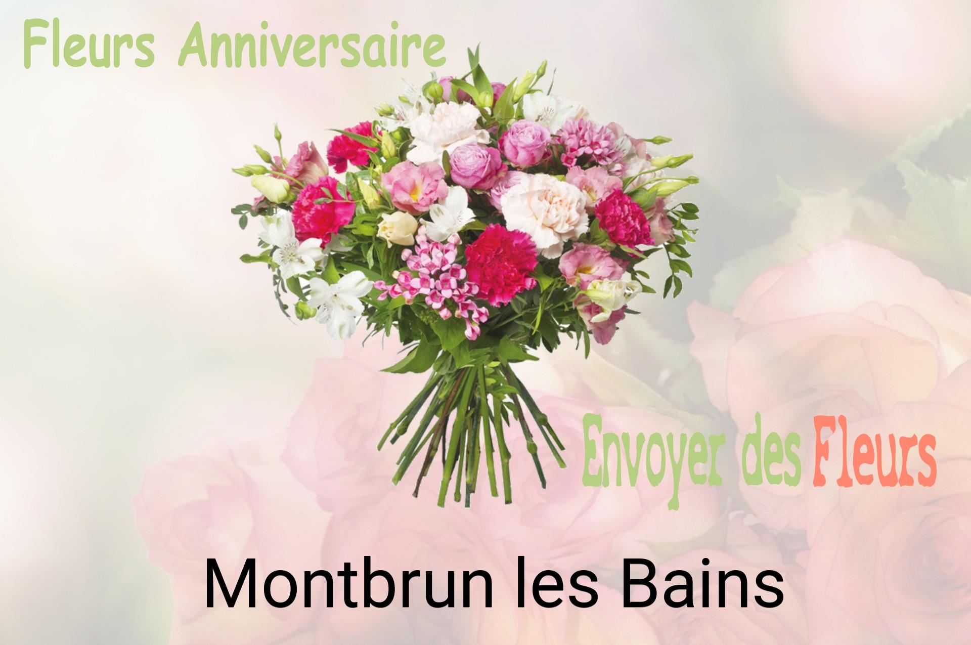 Bouquet de fleurs d’anniversaire livré à Montbrun-les-Bains