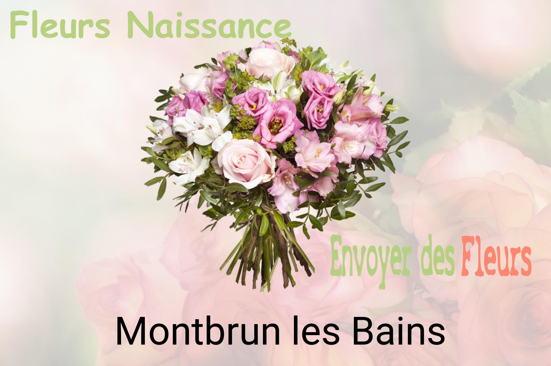 Bouquet de fleurs de naissance livré à Montbrun-les-Bains
